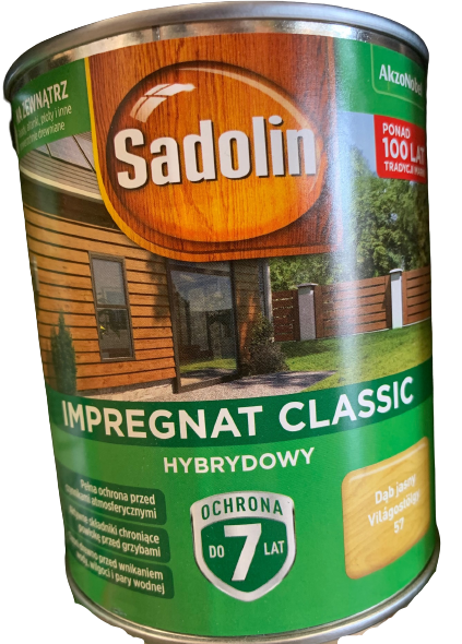 Impregnat hybrydowy Sadolin Classic Dąb Jasny