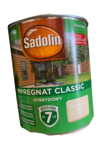 classic hybrydowy impregnat kremowy sadolin