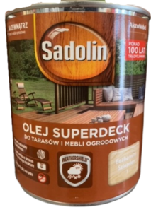 Olej do drewna Sadolin Superdeck bezbarwny