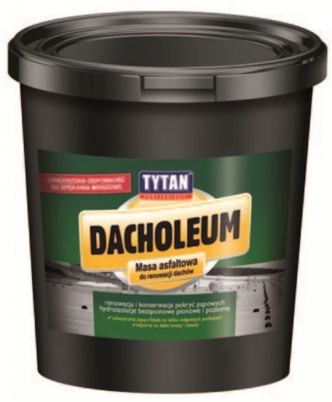 Masa asfaltowa do renowacji dachów Tytan Dacholeum