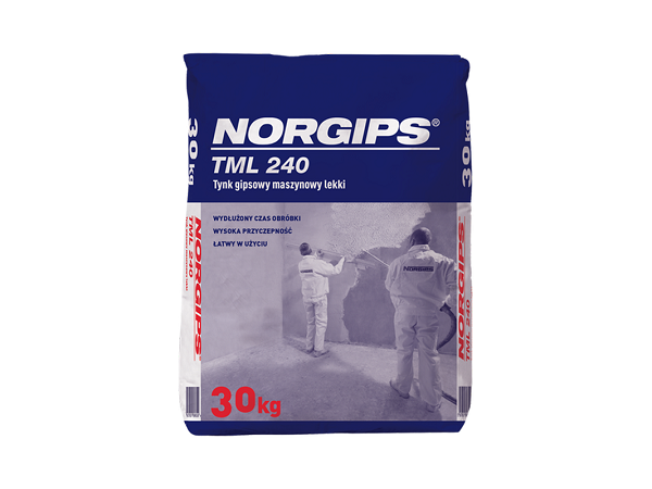 Tynk gipsowy maszynowy lekki Norgips