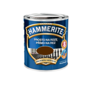 Farba do metalu Hammerite brąz połysk 0,7L
