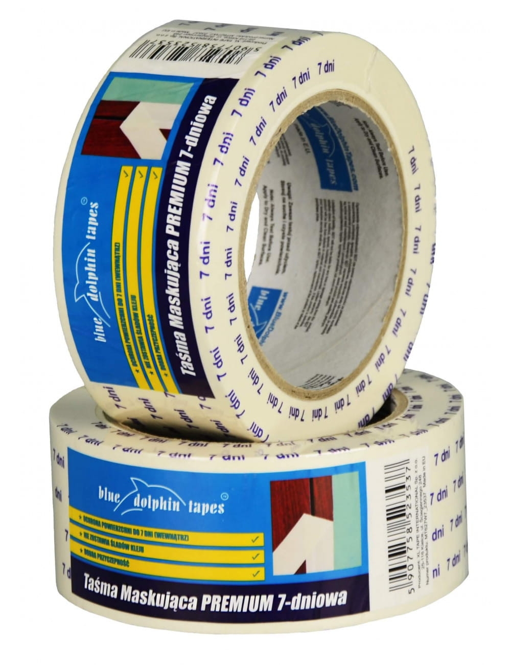 Taśma papierowa Blue Dolphin 7dni 38mm