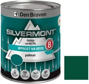 Emalia na rdzę Silvermont Zielony 6005 półmat.