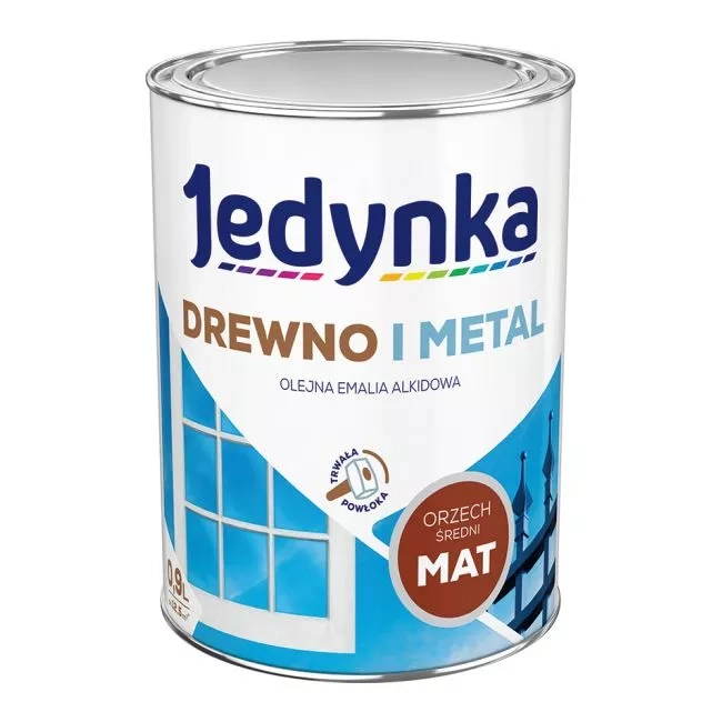 Emalia do drewna i metalu Jedynka Emaftal Orzech Średni