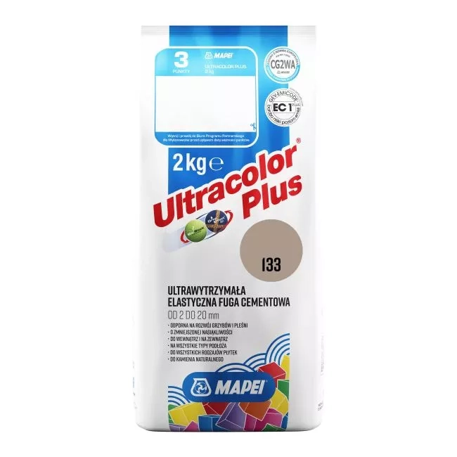 Fuga elastyczna Mapei Ultra Plus 133 piasek