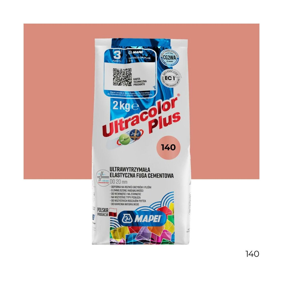Fuga elastyczna Koral Mapei Ultra Plus