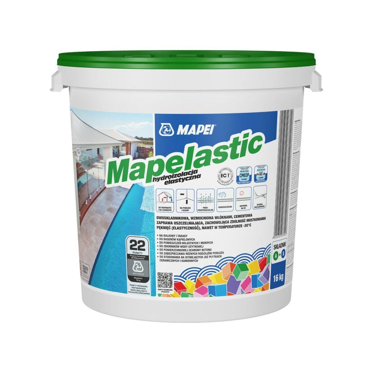Zaprawa uszczelniająca Mapei Mapelastic A + B