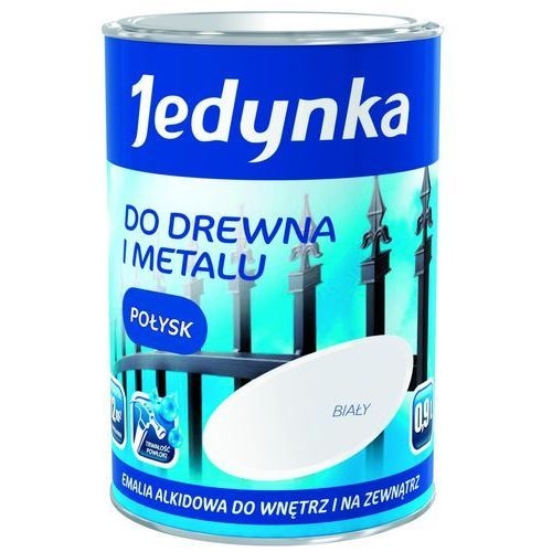 Emalia do drewna i metalu Jedynka Alkid biały połysk