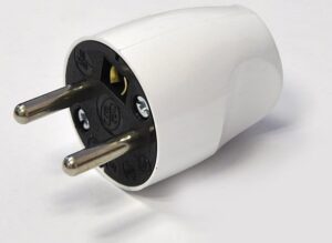 Elektryczna wtyczka prosta Z/U W-131 W131