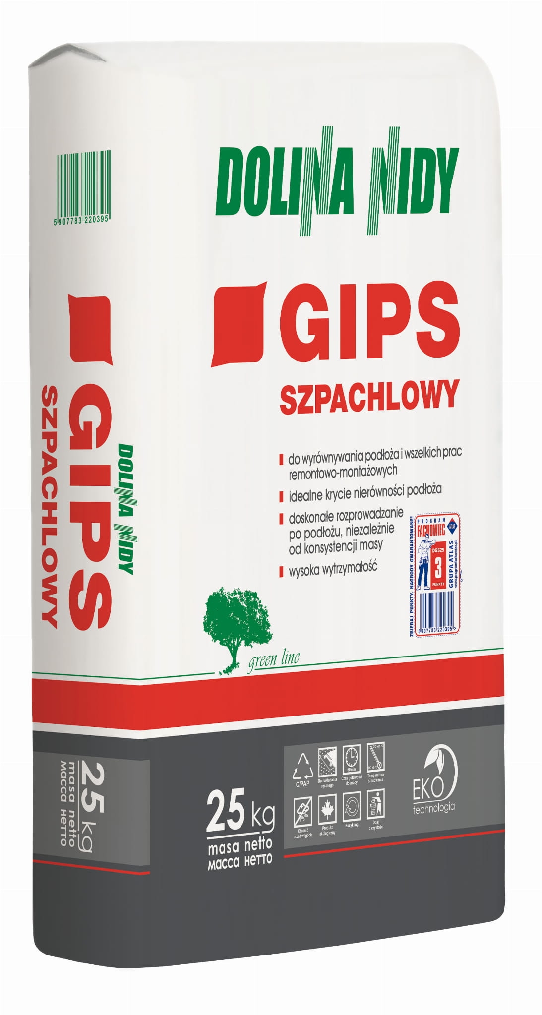 Gips szpachlowy budowlany Dolina Nidy