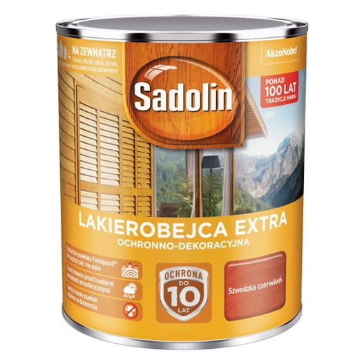 Lakierobejca Sadolin Extra Szwedzka Czerwień
