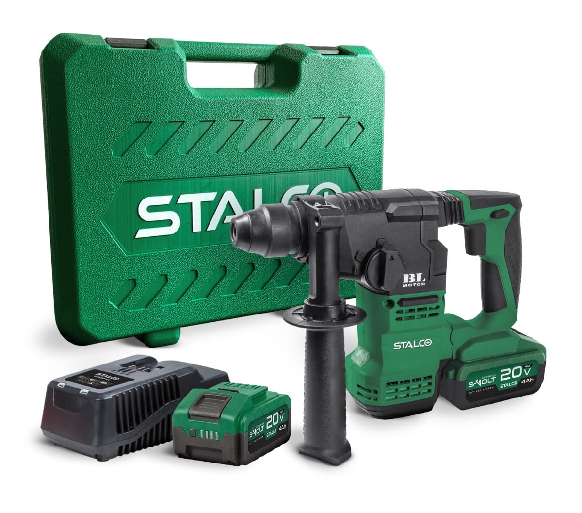 Stalco Młotowiertarka RHS20-18BL AKU. 2x 4Ah S