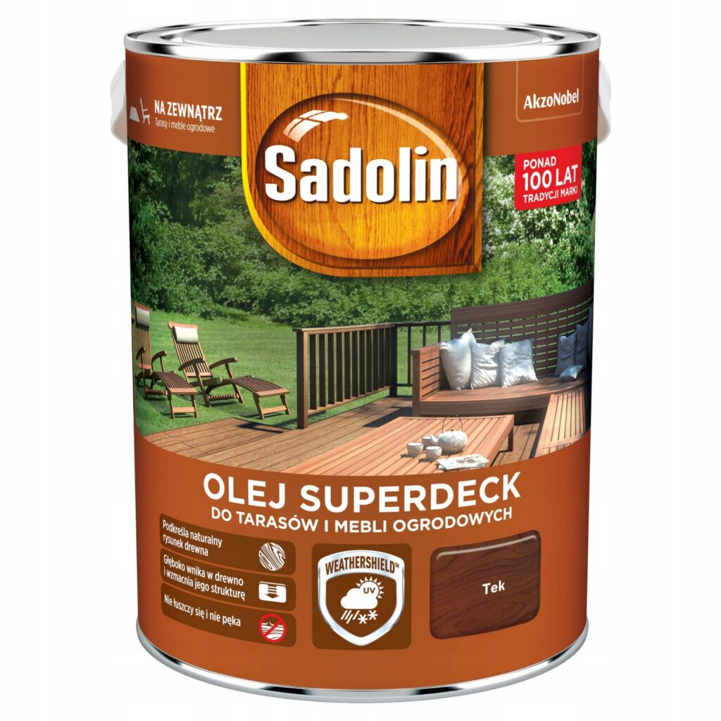 Olej do drewna Sadolin Superdeck 2,5 l