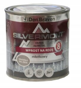Farba antykorozyjna Silvermont ral9006 srebrny połysk 0,7