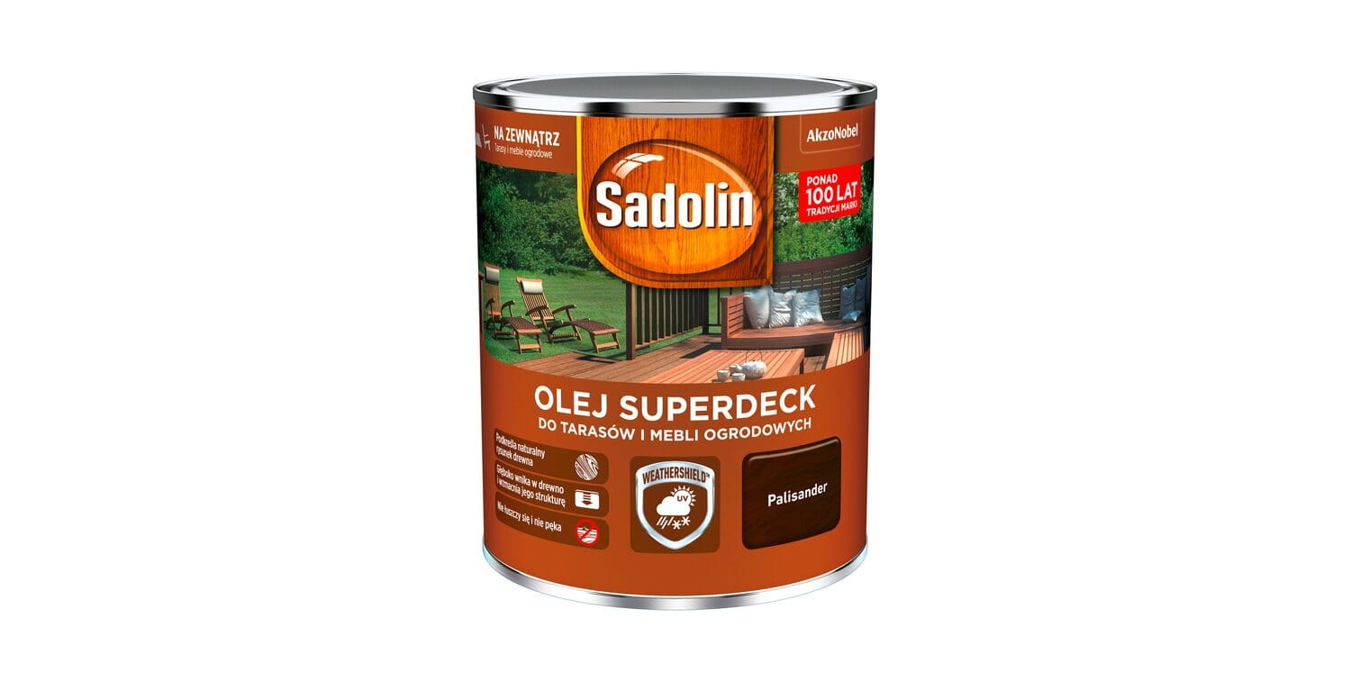 Olej do drewna Sadolin Superdeck palisander