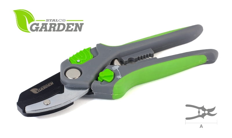 Sekator jednoręczny kowadełkowy 200mm Garden Stalco