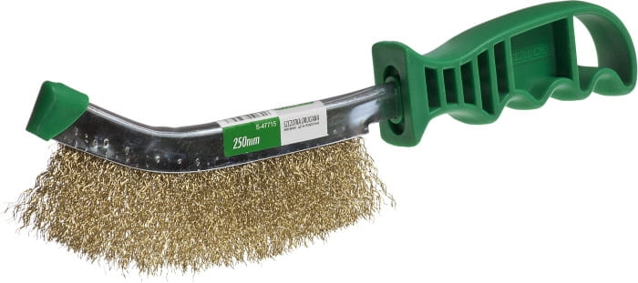 Szczotka druciana mosiężna 250mm Stalco