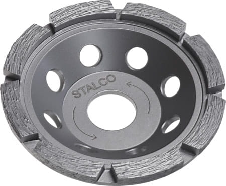 Tarcza diamentowa szlifierska 125mm 1 rzędowa Stalco