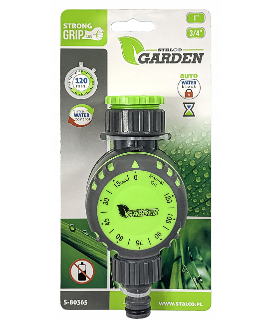 Szybkozłącze zegar przepływu wody 2K Garden Stalco