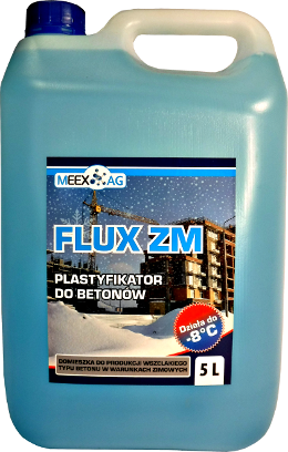 Plastyfikator zimowy do betonu M&M Betomróz Flux-ZM