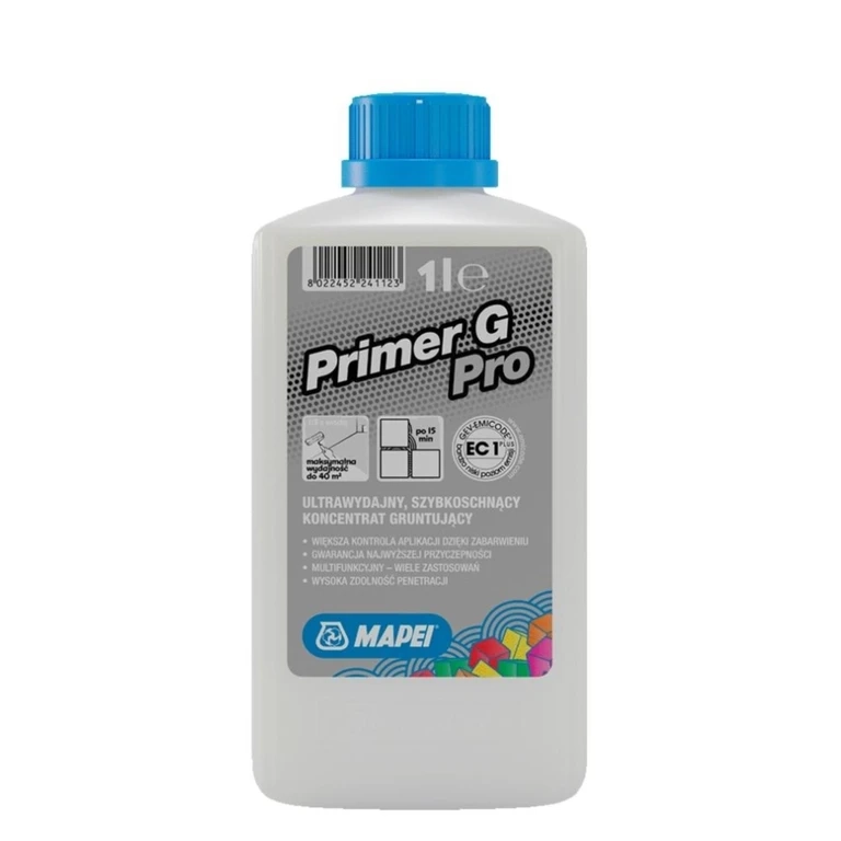 Koncentrat Mapei Grunt Primer G Pro do wewnątrz