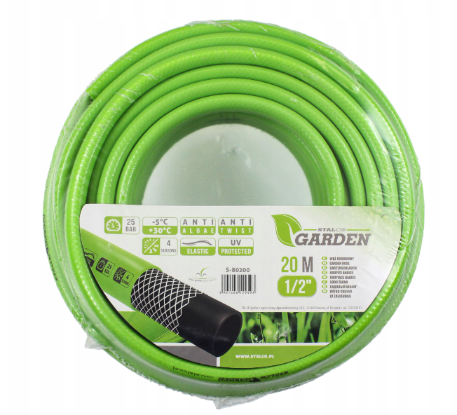 Wąż ogrodowy 1/2"x20mb Stalco