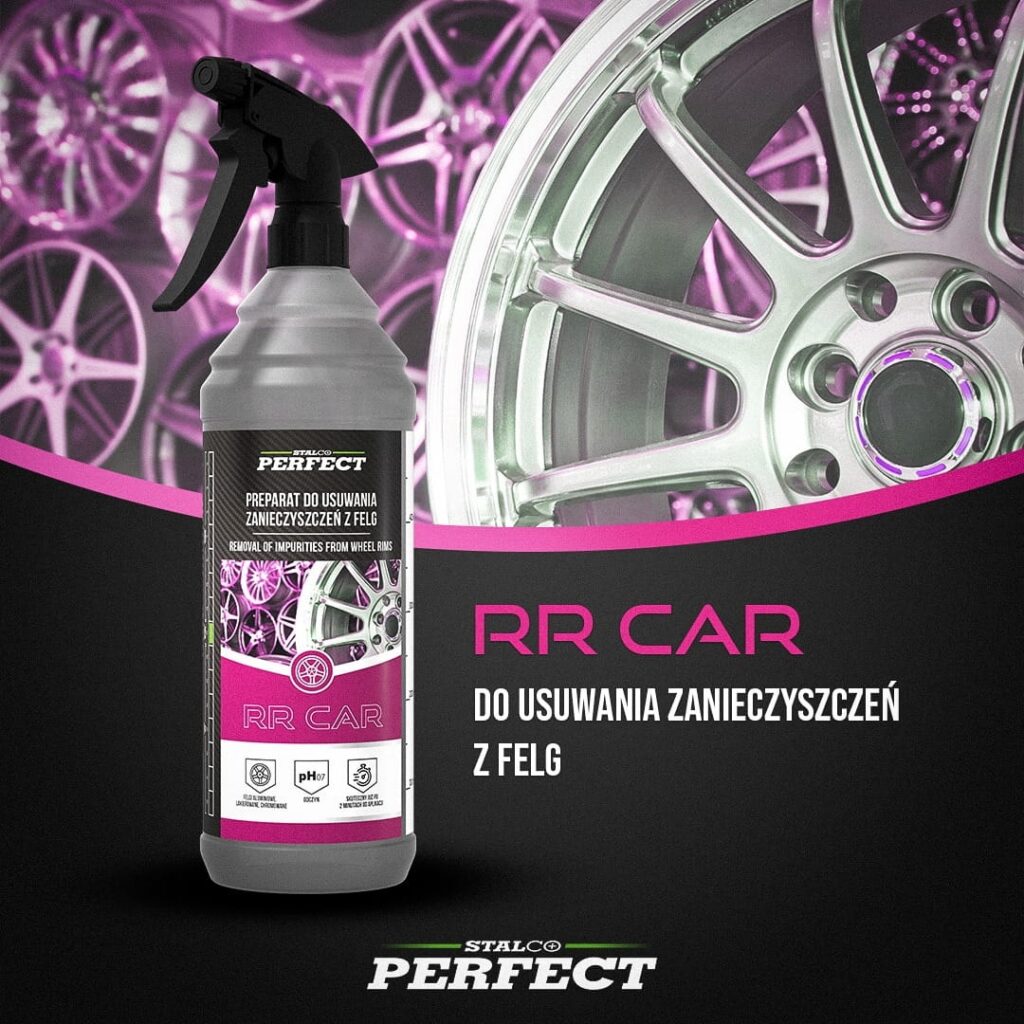 PŁYN do czyszczenia Felg i Kołpaków RR CAR 600 ml Stalco S-64564 600 ml