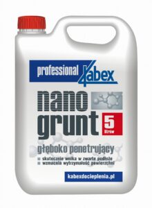 Bezemisyjny grunt głęboko penetrujący Kabex Grunt Nano 5L