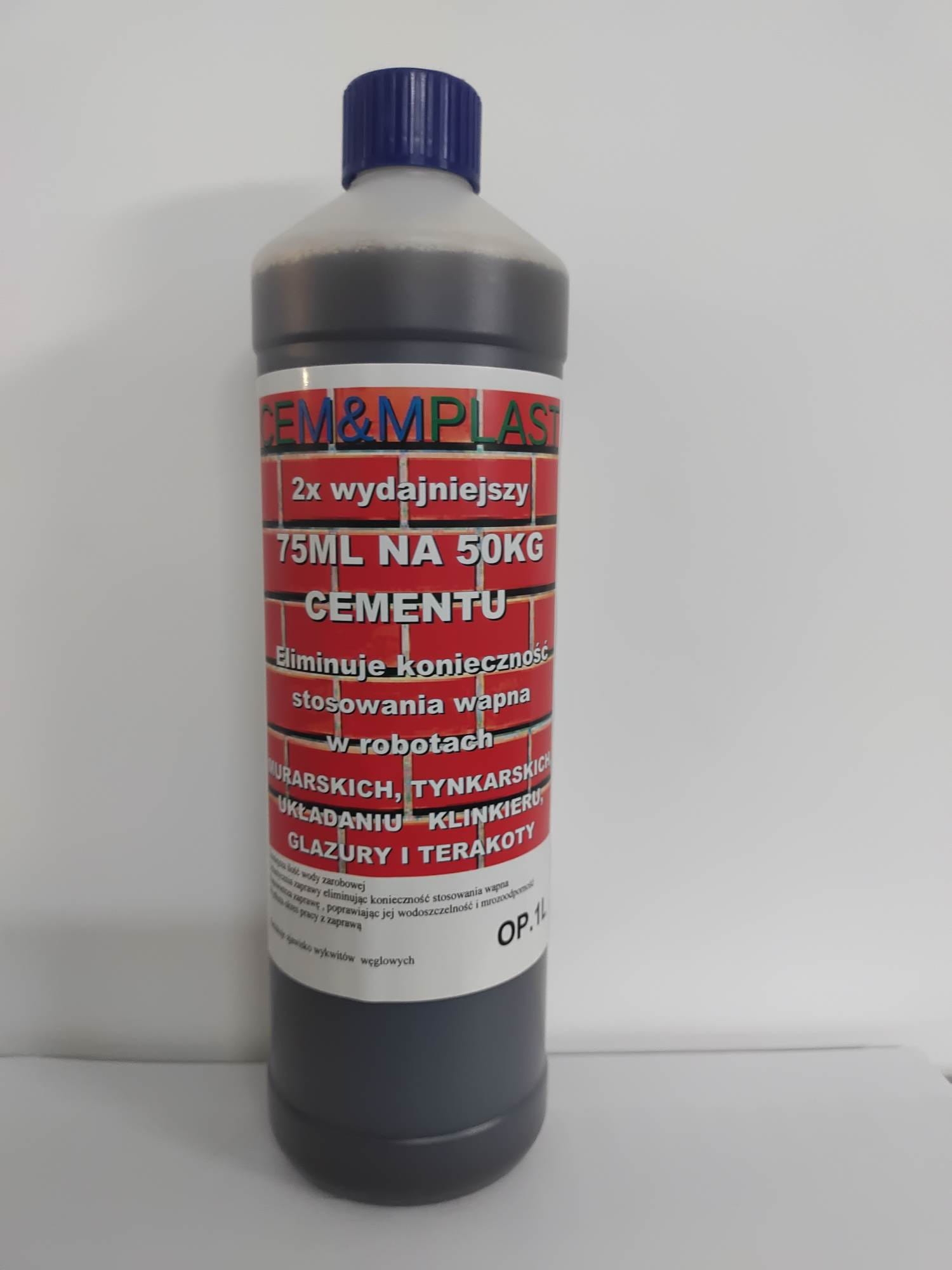 Plastyfikator, Wapno w płynie Cemplast