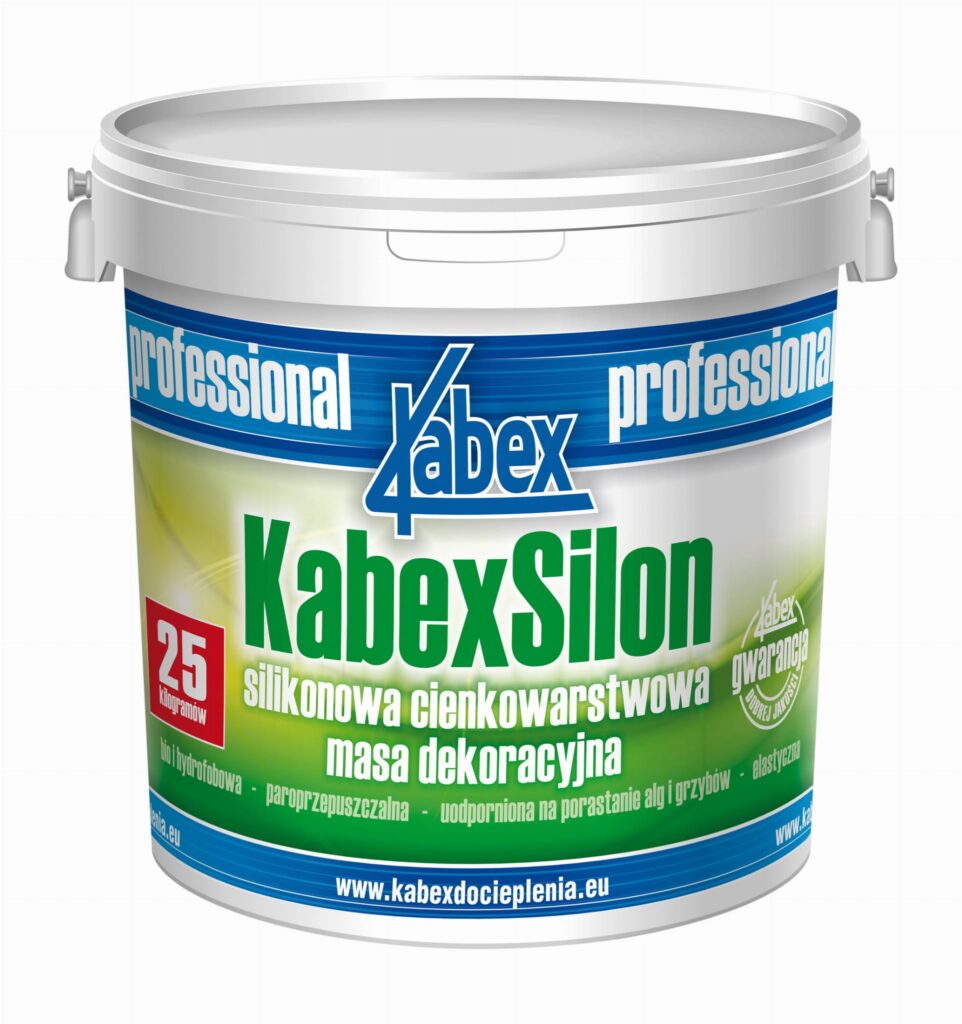 KabexSilon ziarno P 1,5mm silikonowa cienkowarstwowa masa dekoracyjna 25kg