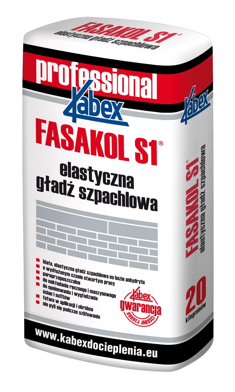 Gładź szpachlowa Kabex Fasakol S1