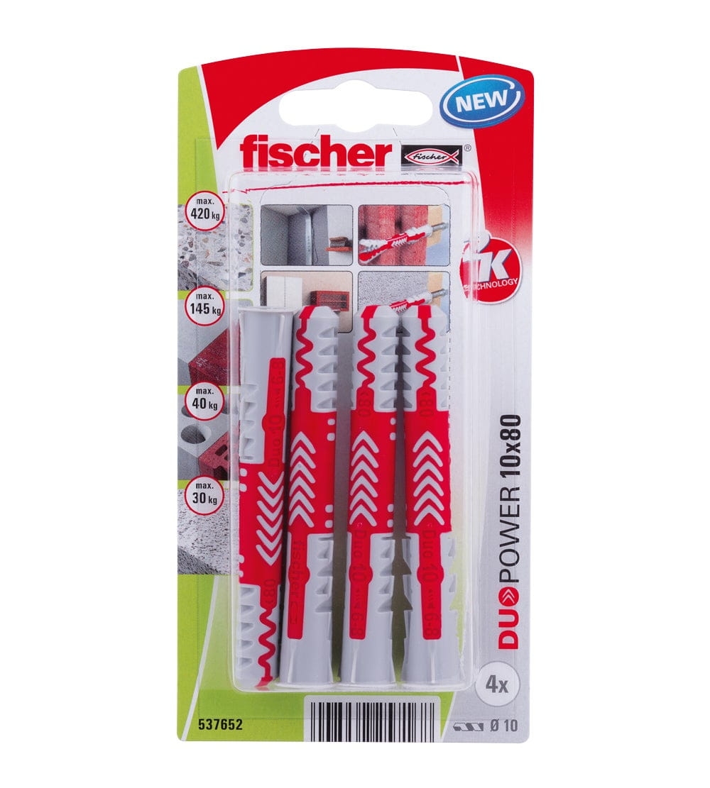 Kołek koszulka Fischer Duopower 537652 4 szt