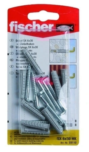 Fischer kołek z hakiem SX H K blister 59110