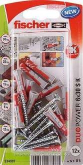 Kołek z wkrętem Fischer Duopower S K NV 534997