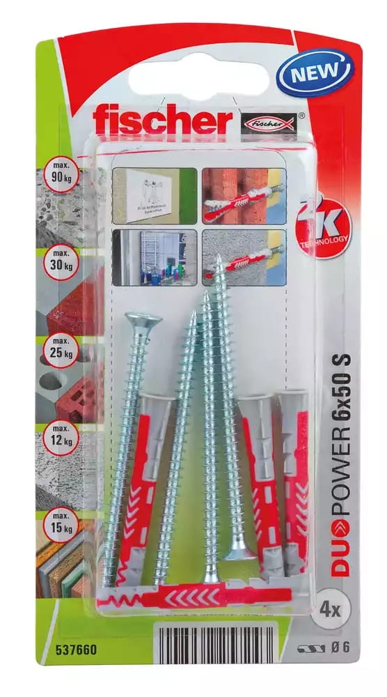 Kołek z wkrętem Fischer Duopower S K NV 537660
