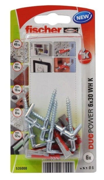 Kołek z hakiem Fischer Duopower WH K NV 535000