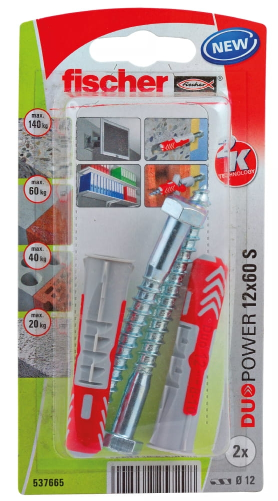 Kołek z wkrętem Fischer Duopower S K NV 537665