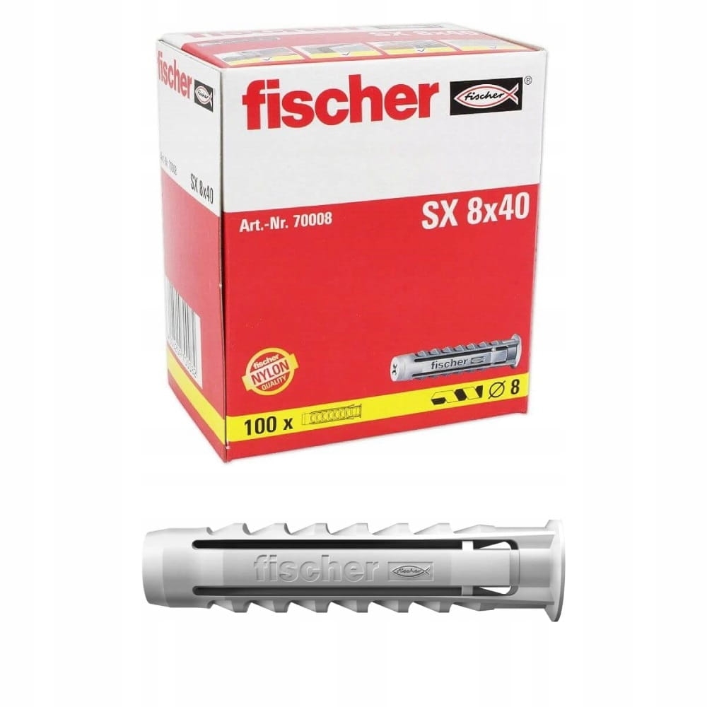 Fischer Kołek rozporowy SX 100szt 70008