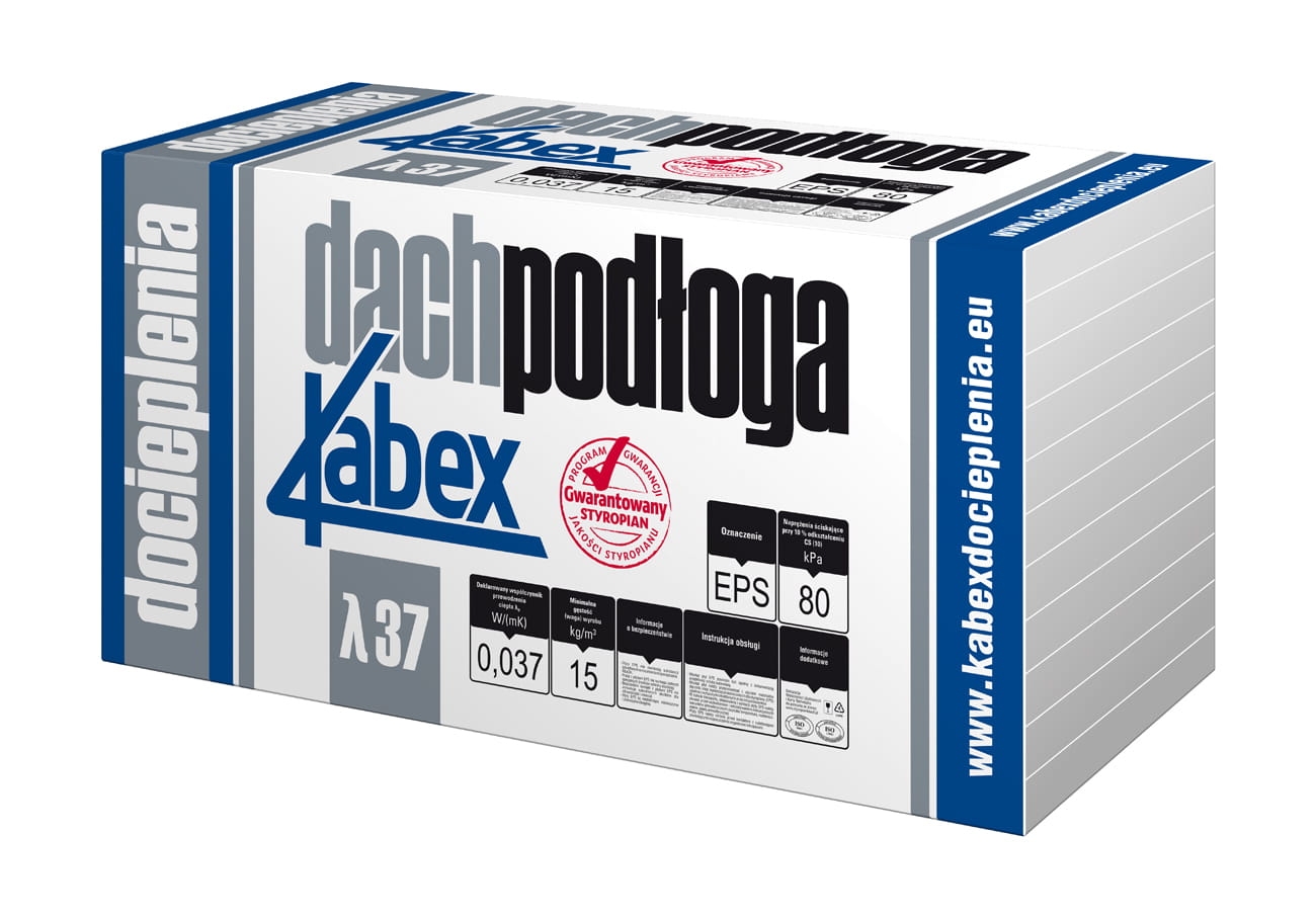 Kabex Styropian Dach Podłoga EPS 80 Λ 37