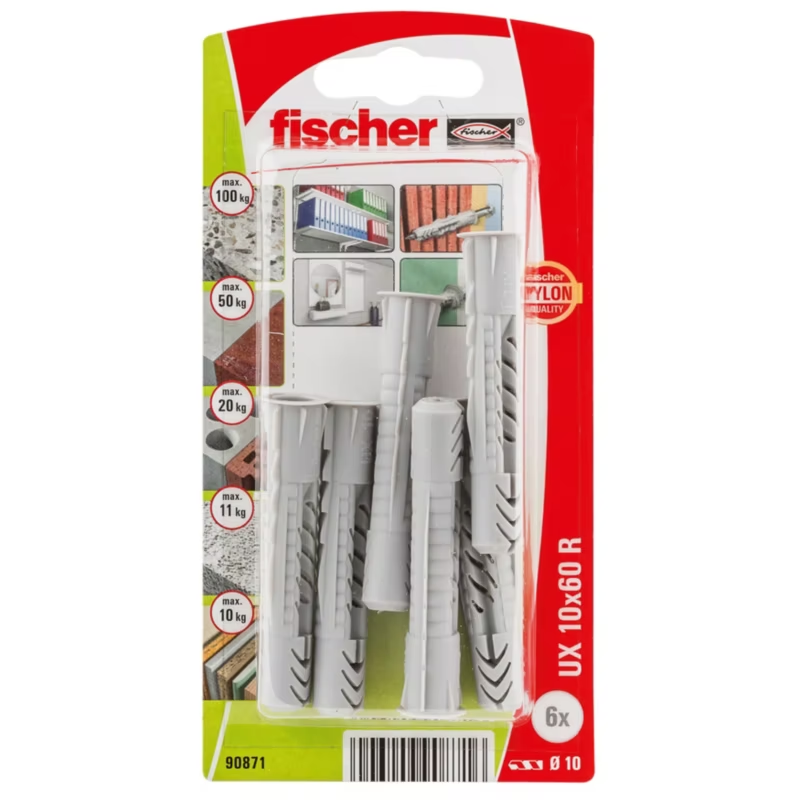 Kołek Fischer UX 10x60R 6szt 90871
