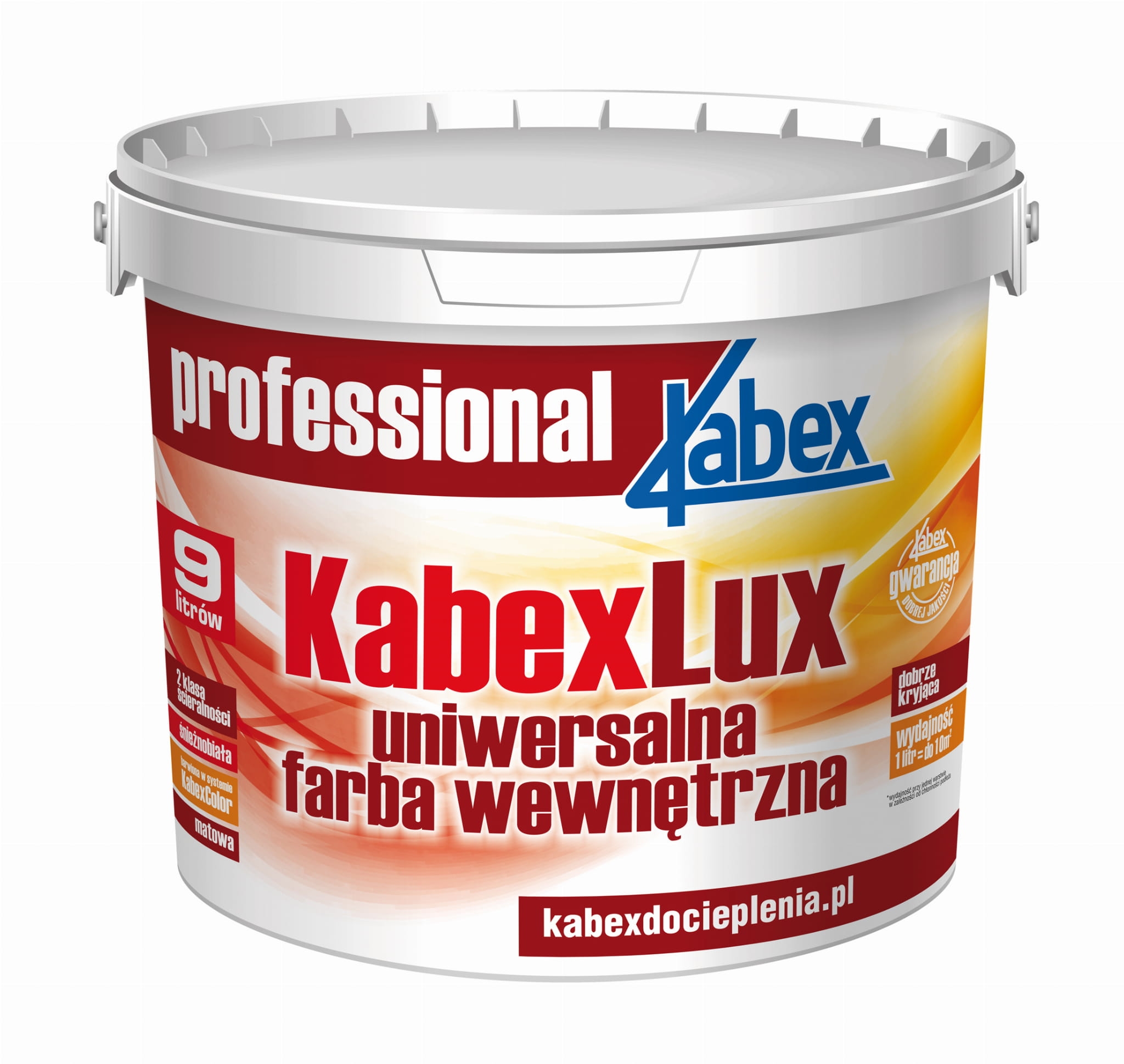 Dyspersyjna farba nawierzchniowa do wnętrz Kabex Lux
