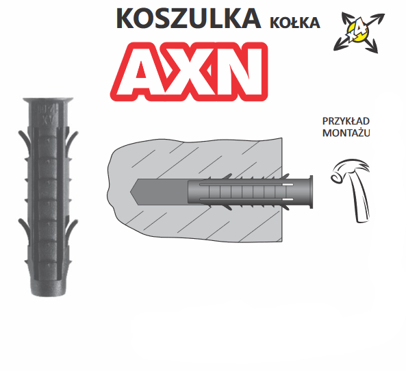 AFS Koszulka kołka AXN/F 35 szt/opk