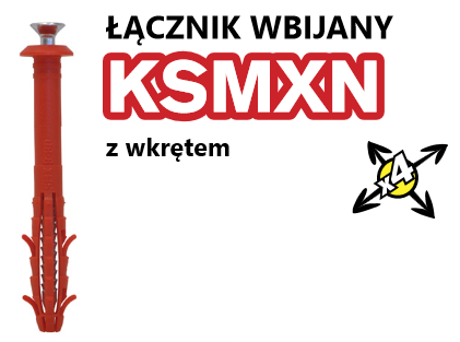 ASF Kołek wbijany KSMXN/S/F 4 szt/opk