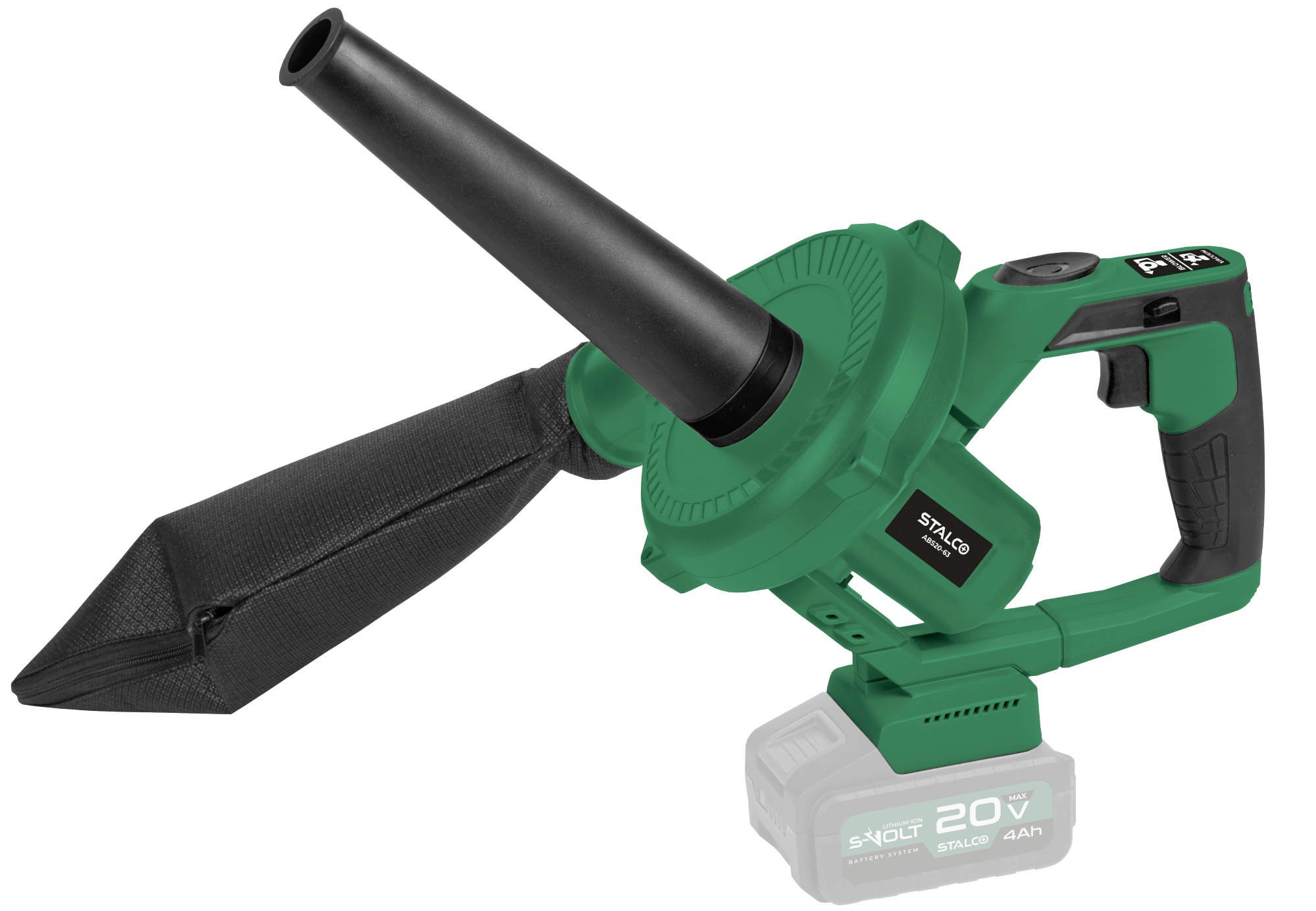 Dmuchawa warsztatowa ABS20-63 body 20V S-Volt Stalco