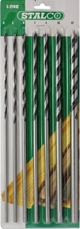 WIERTŁA DO DREWNA 4,0 - 10 x 300mm 7elem. Stalco