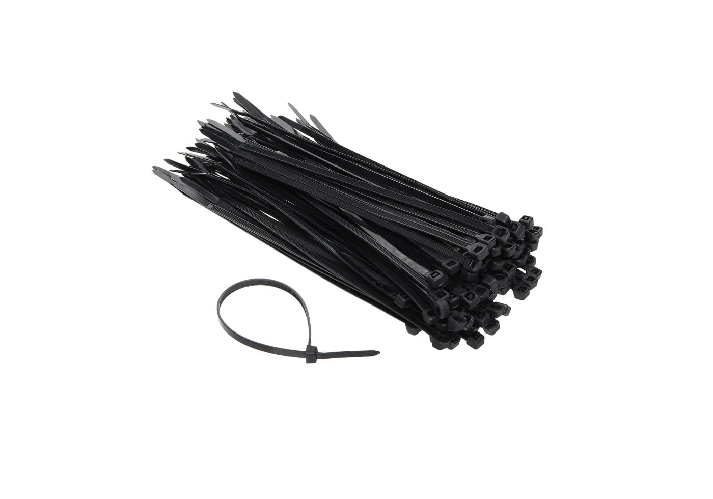 Opaski nylonowe czarne 2,5x120 Stalco