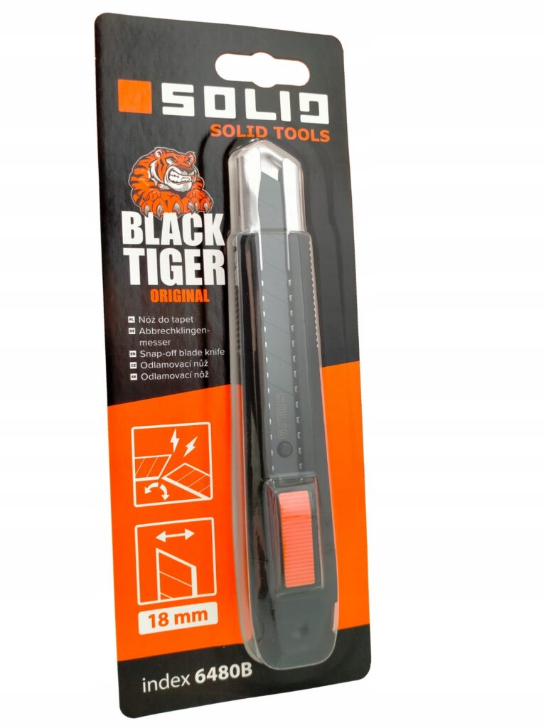 Solid Nóż Black Tiger 18 mm