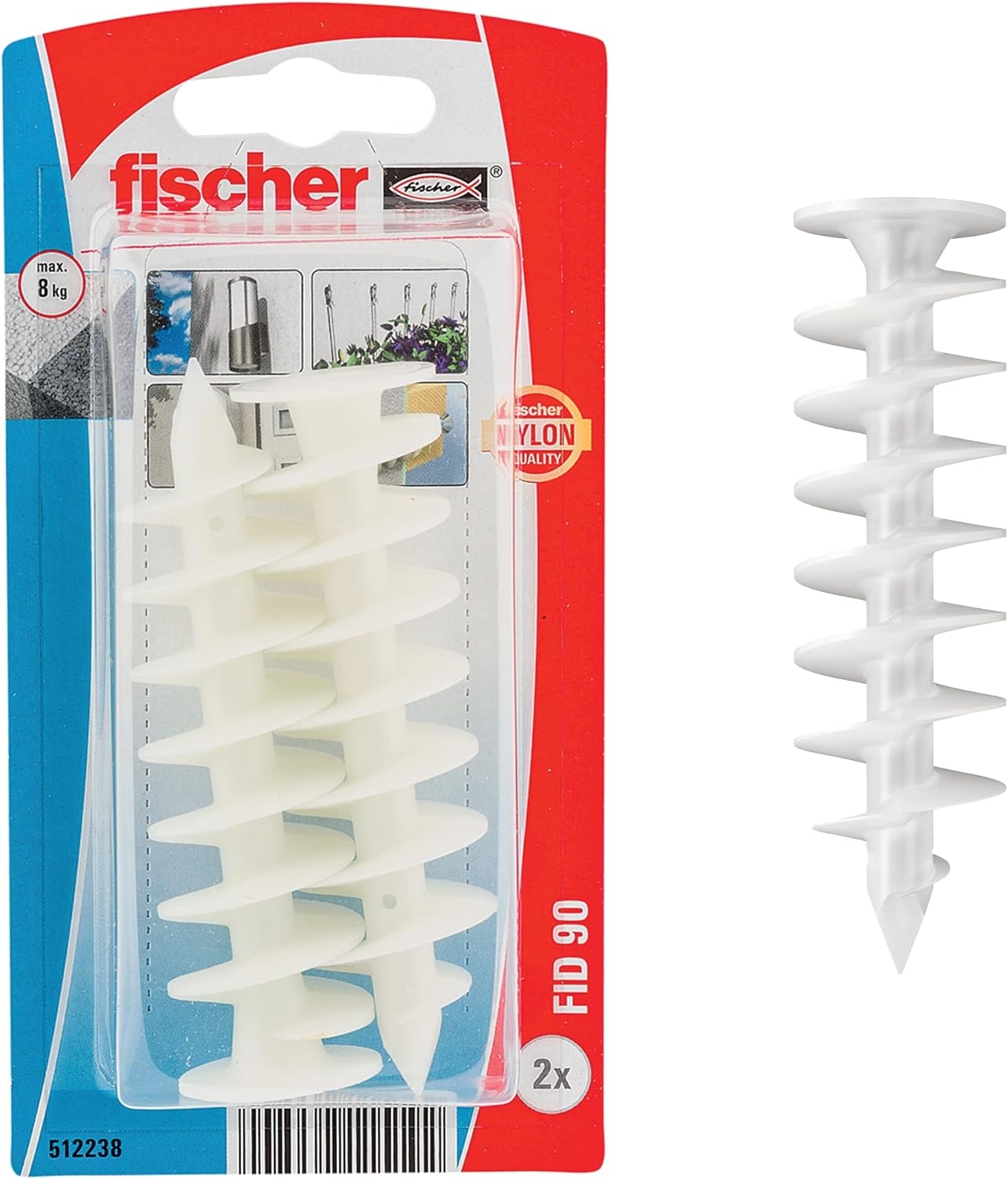 Kołek do płyt izolacyjnych Fischer UO FID 90 K NV 512238