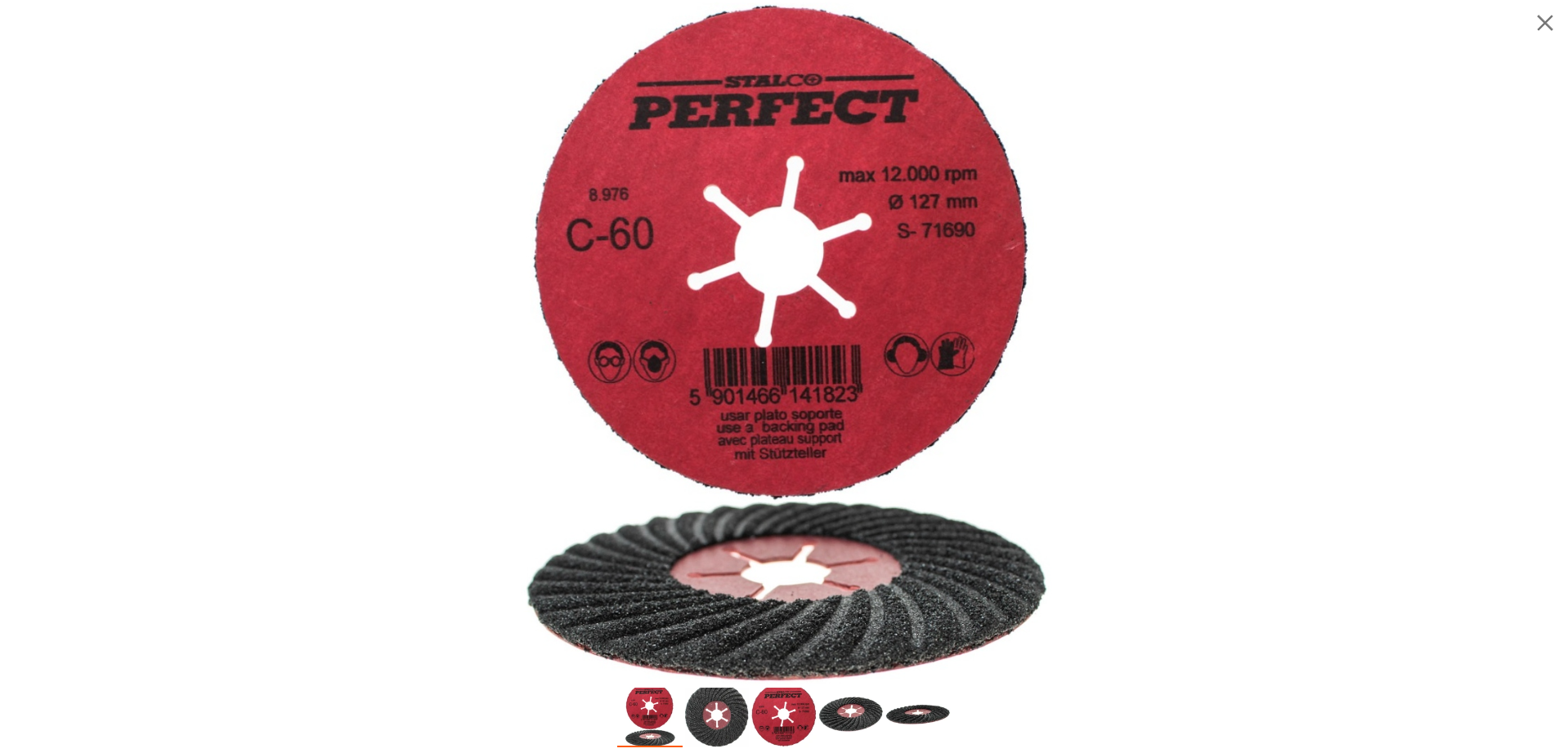 Tarcza szlifierska ceramiczna 127 mm G60 Stalco